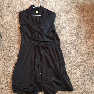 Smokey Grey knee length dress.